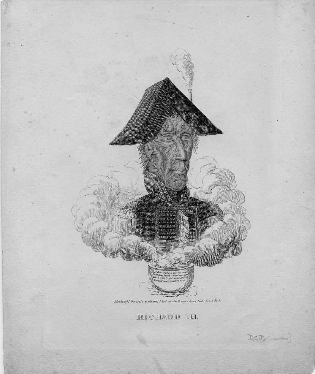 Richard III, ca.1828 af David Claypoole Johnston