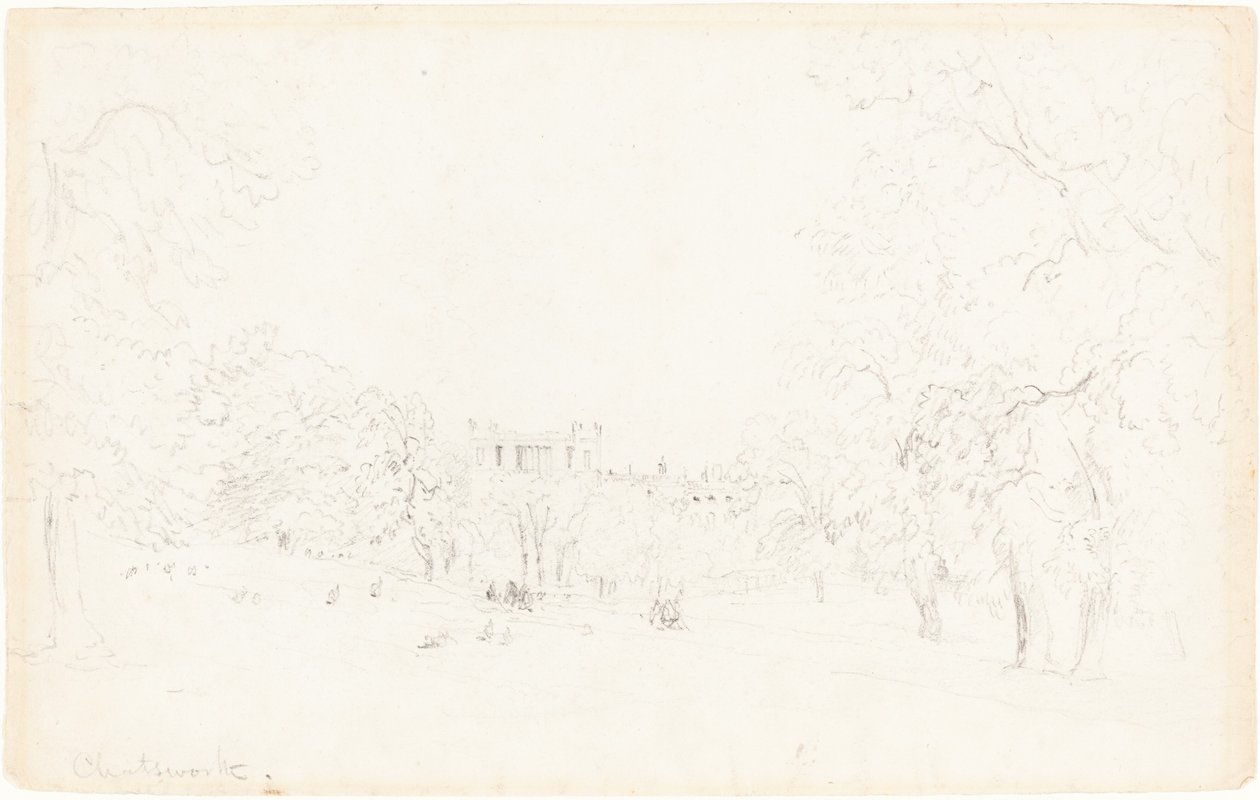 Chatsworth [recto] af David Cox