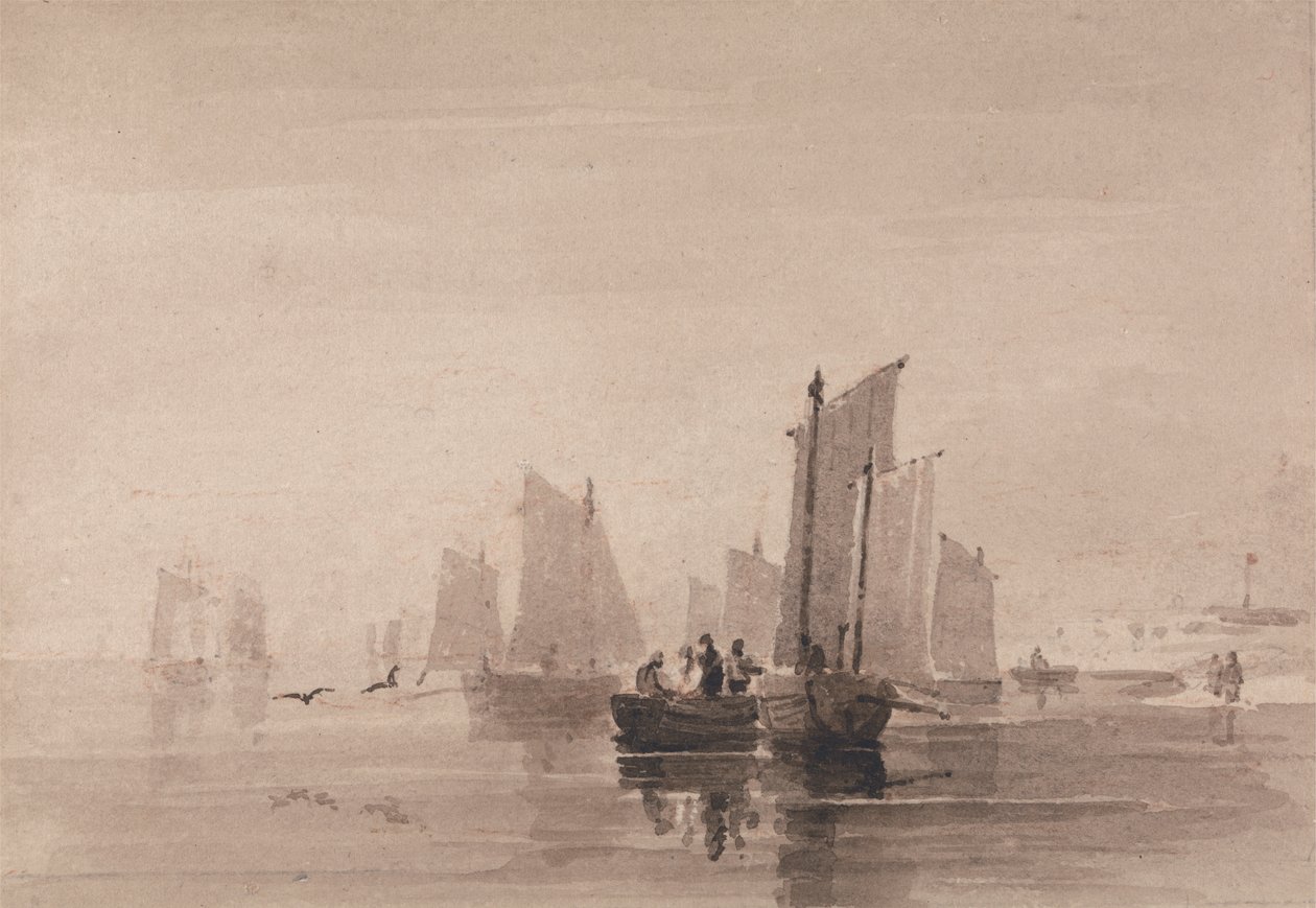 Fiskeri ud for Hastings af David Cox