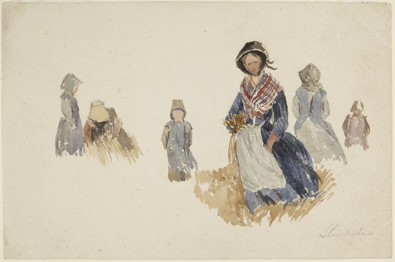 Studier af kvinder af David Cox