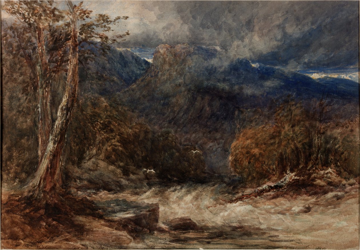The Meeting of the Waters (kropsfarve) af David Cox