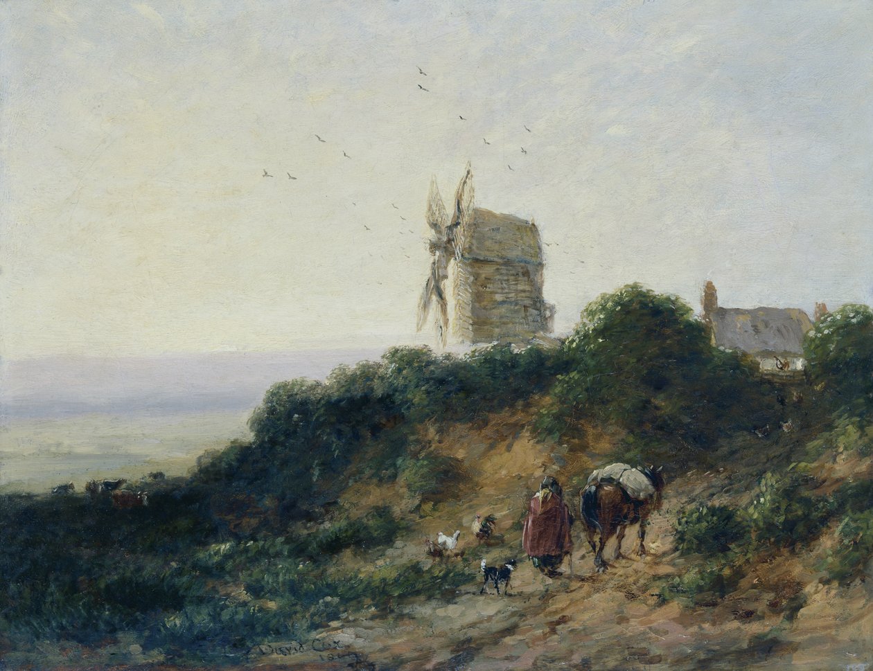 Vejen til møllen af David Cox