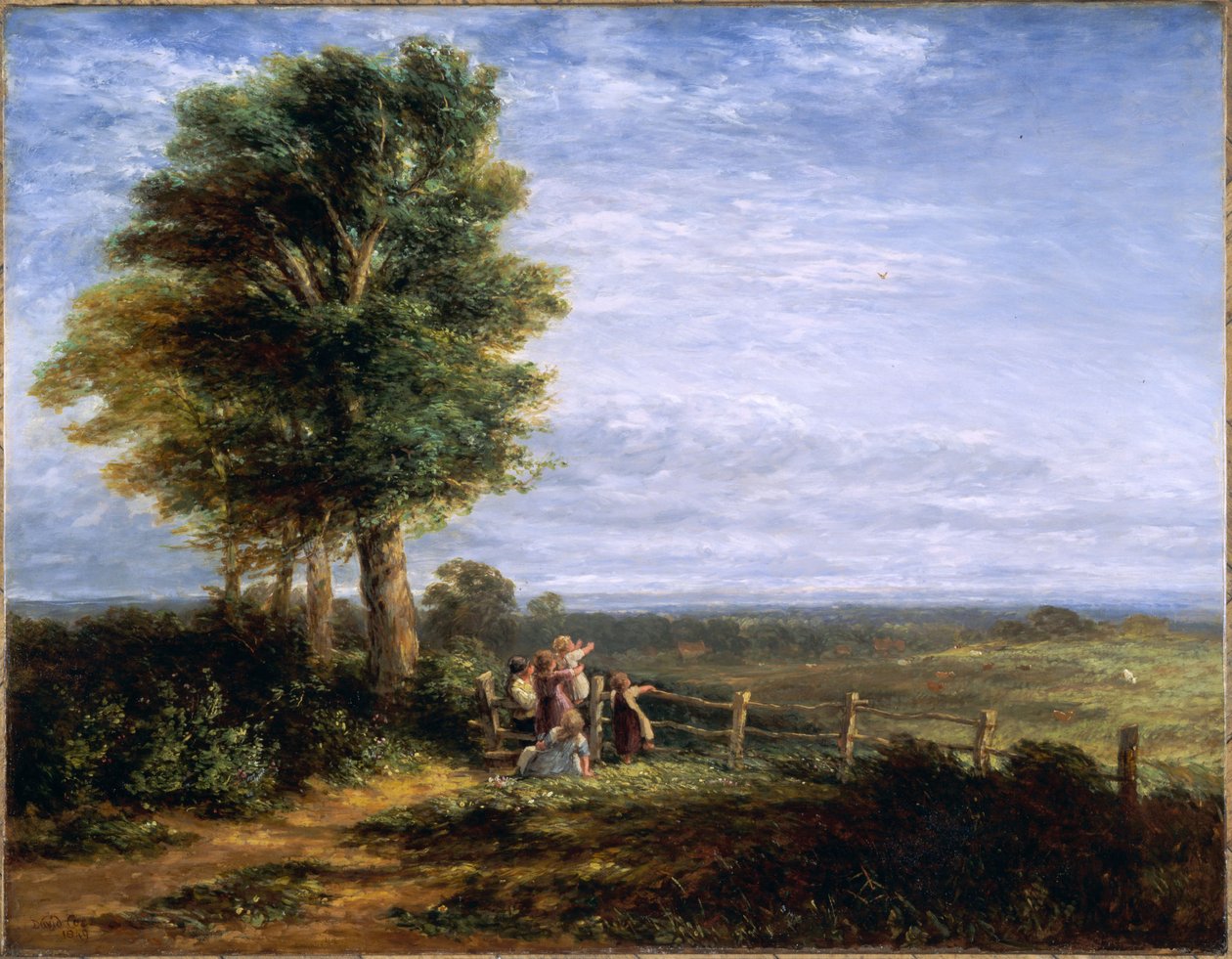 Skylærken, 1849 af David Cox