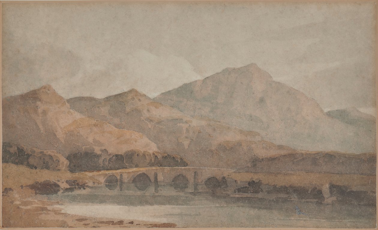 Udsigt i det nordlige Wales af David Cox