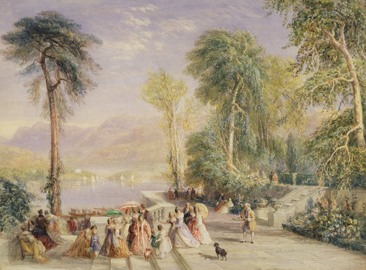Windermere under Regattaen af David Cox