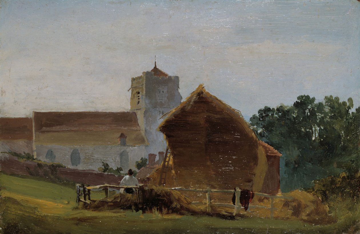 All Saints Church, Hastings, 1812. af David Cox the elder