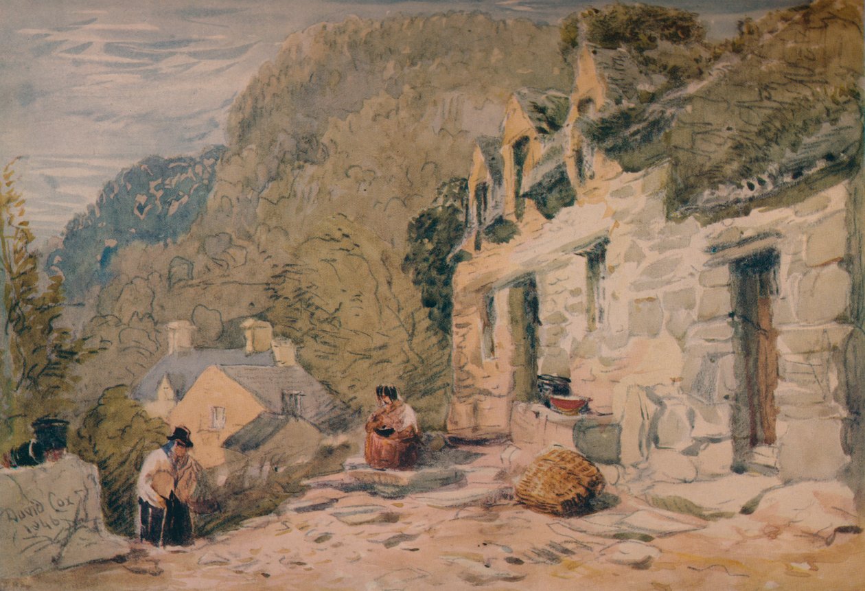 Black Jacks Cottage, Bettws-y-Coed, 1846 af David Cox the elder
