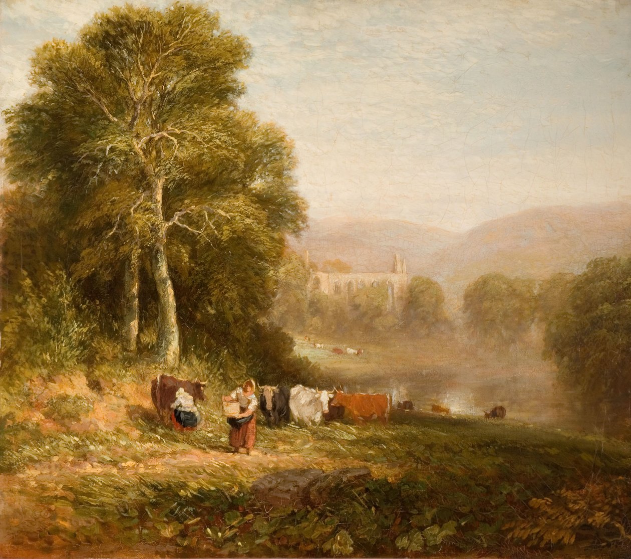 Bolton Abbey, 1844. af David Cox the elder