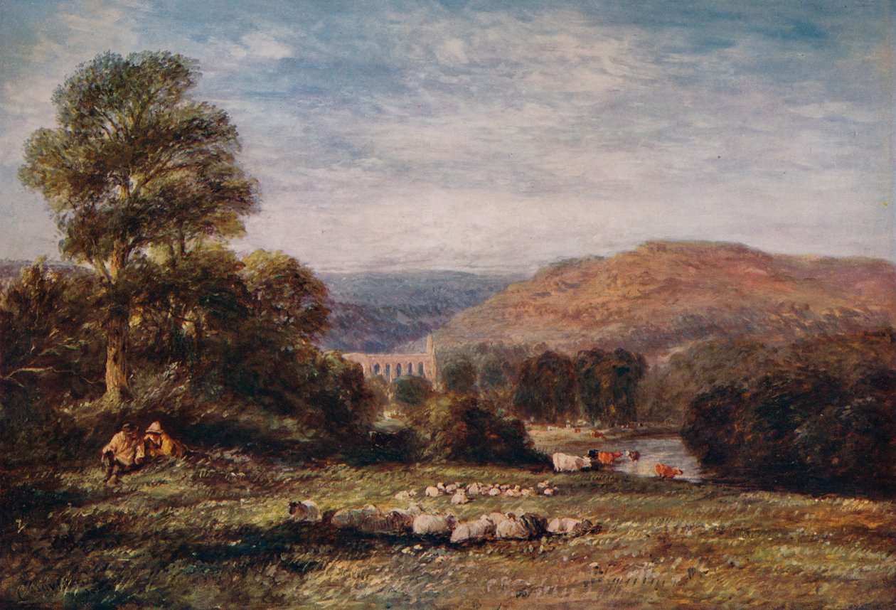 Bolton Abbey, 1850 af David Cox the elder