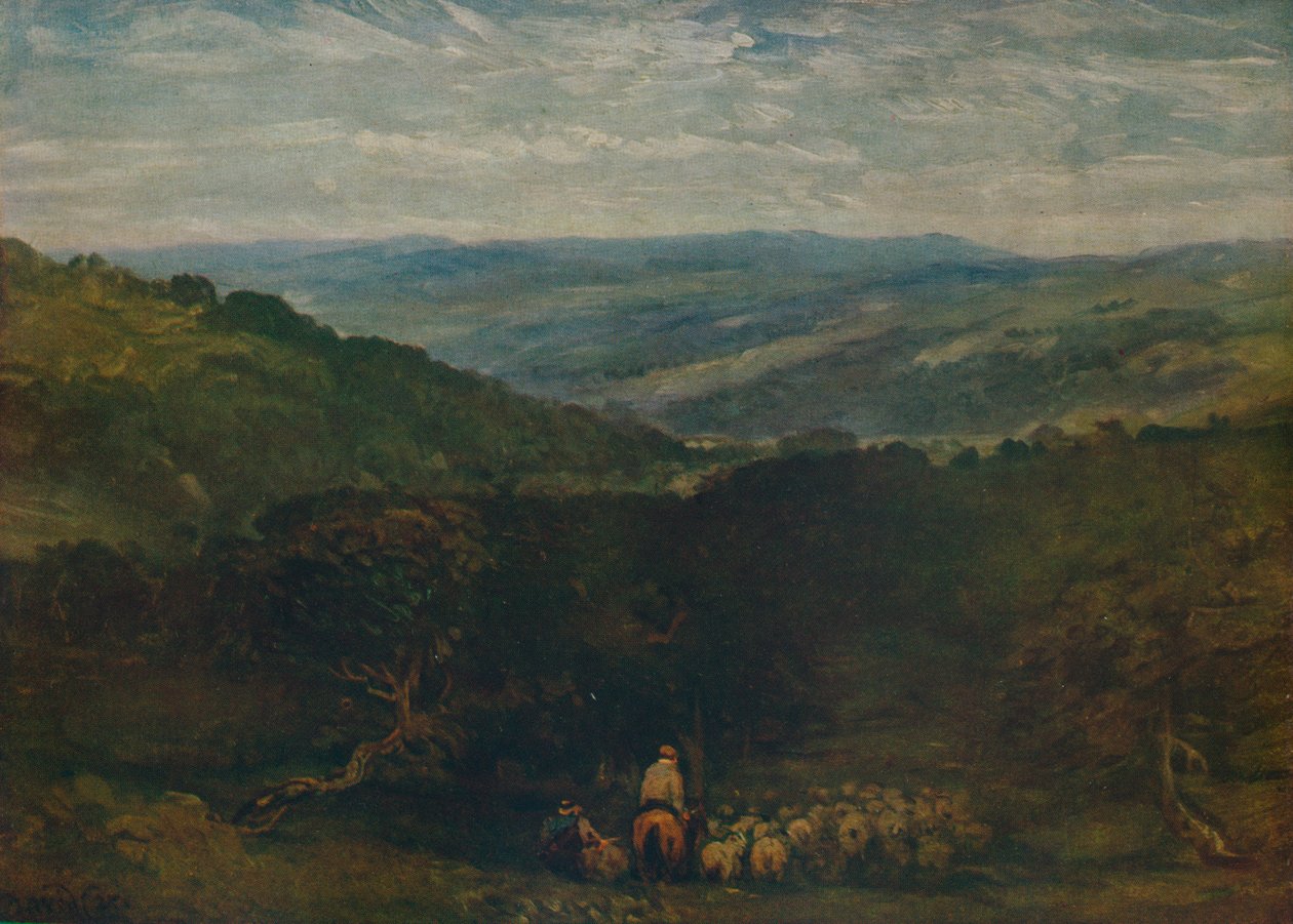 I parken, Bolton Bridge, c1852 af David Cox the elder