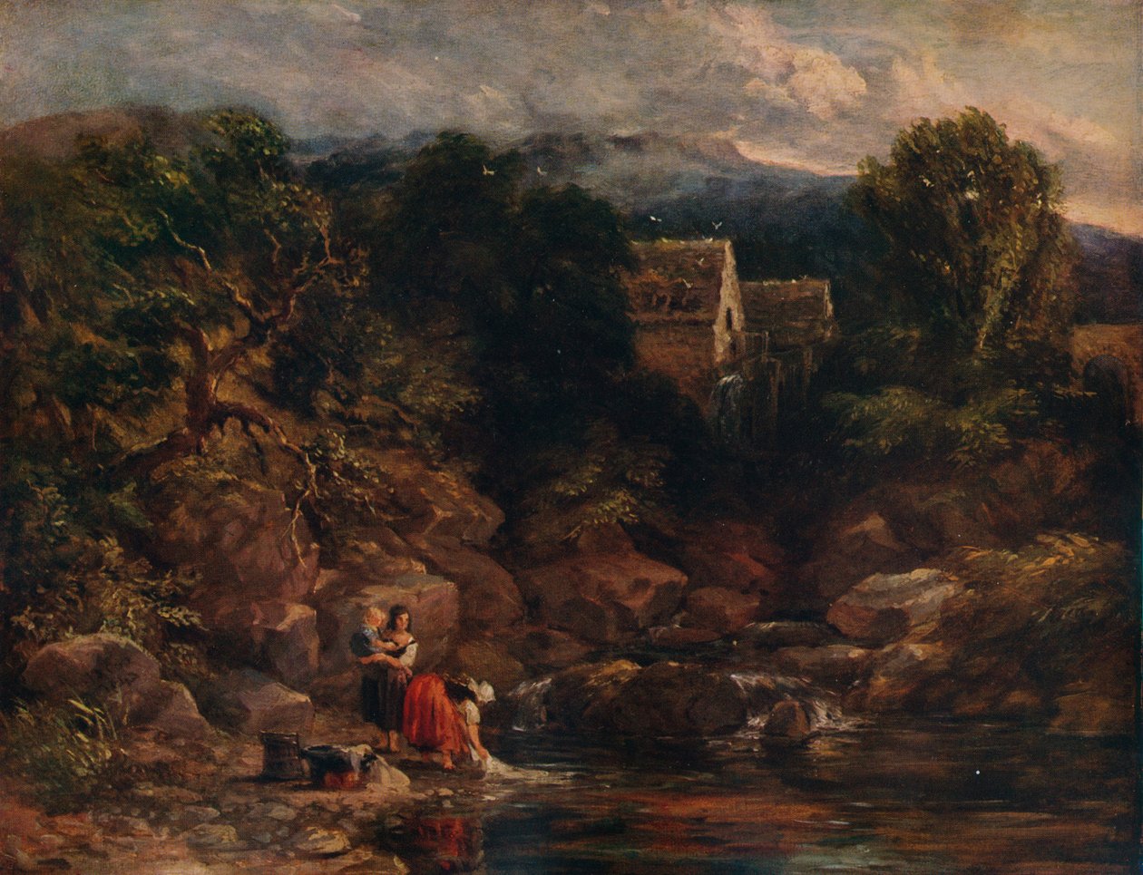 Pandy Mill, 1843 af David Cox the elder