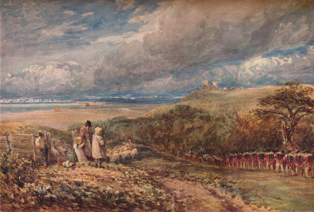 Fred og Krig, c1848 af David Cox the elder