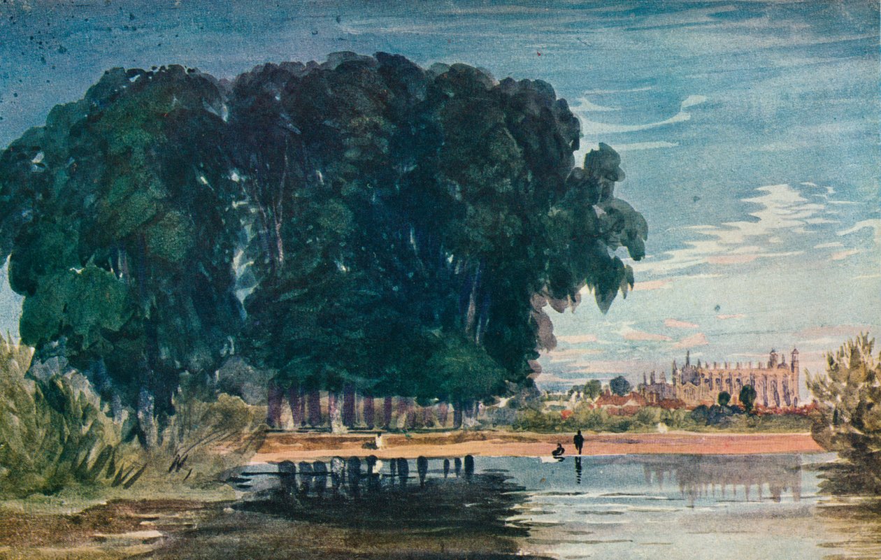 The Brocas, Eton, begyndelsen af midten af det 19. århundrede, 1930. af David Cox the elder
