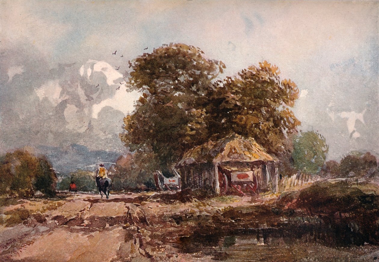 Vognskuret, 1841 af David Cox the elder