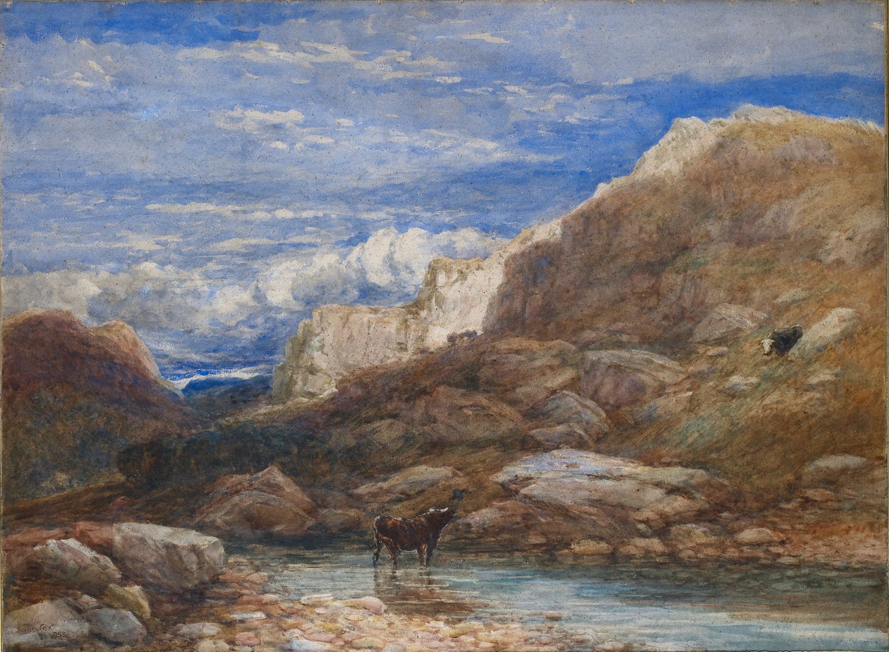 Udfordringen, 1853 af David Cox the elder