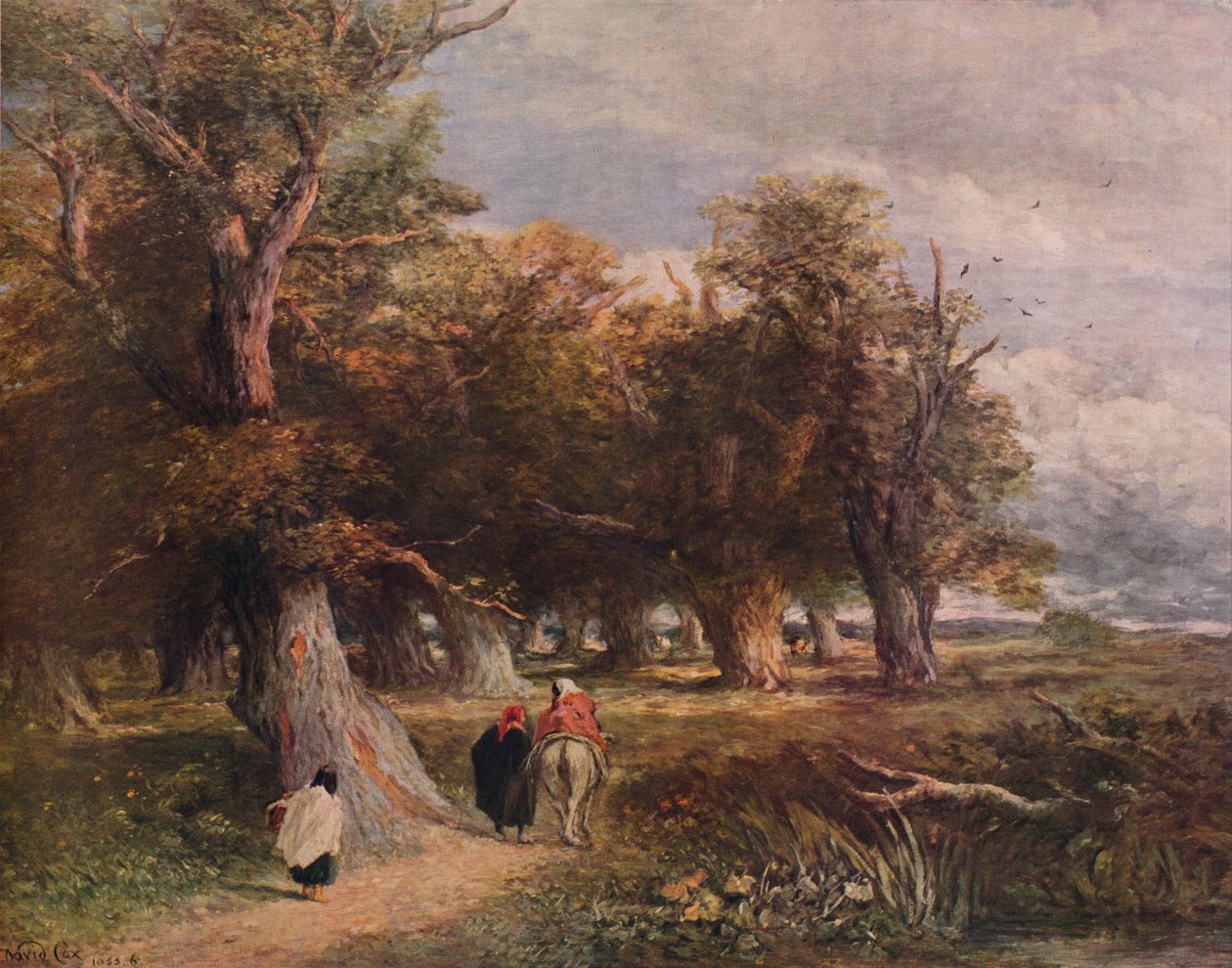 Skovens skørter, 1855, 1938 af David Cox the elder