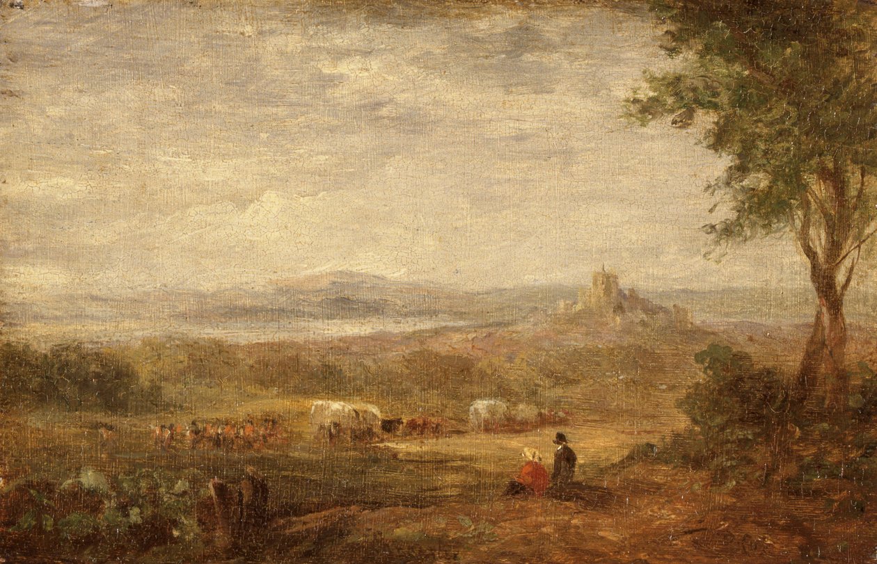 Udsigt nær Lancaster, c1810. af David Cox the elder