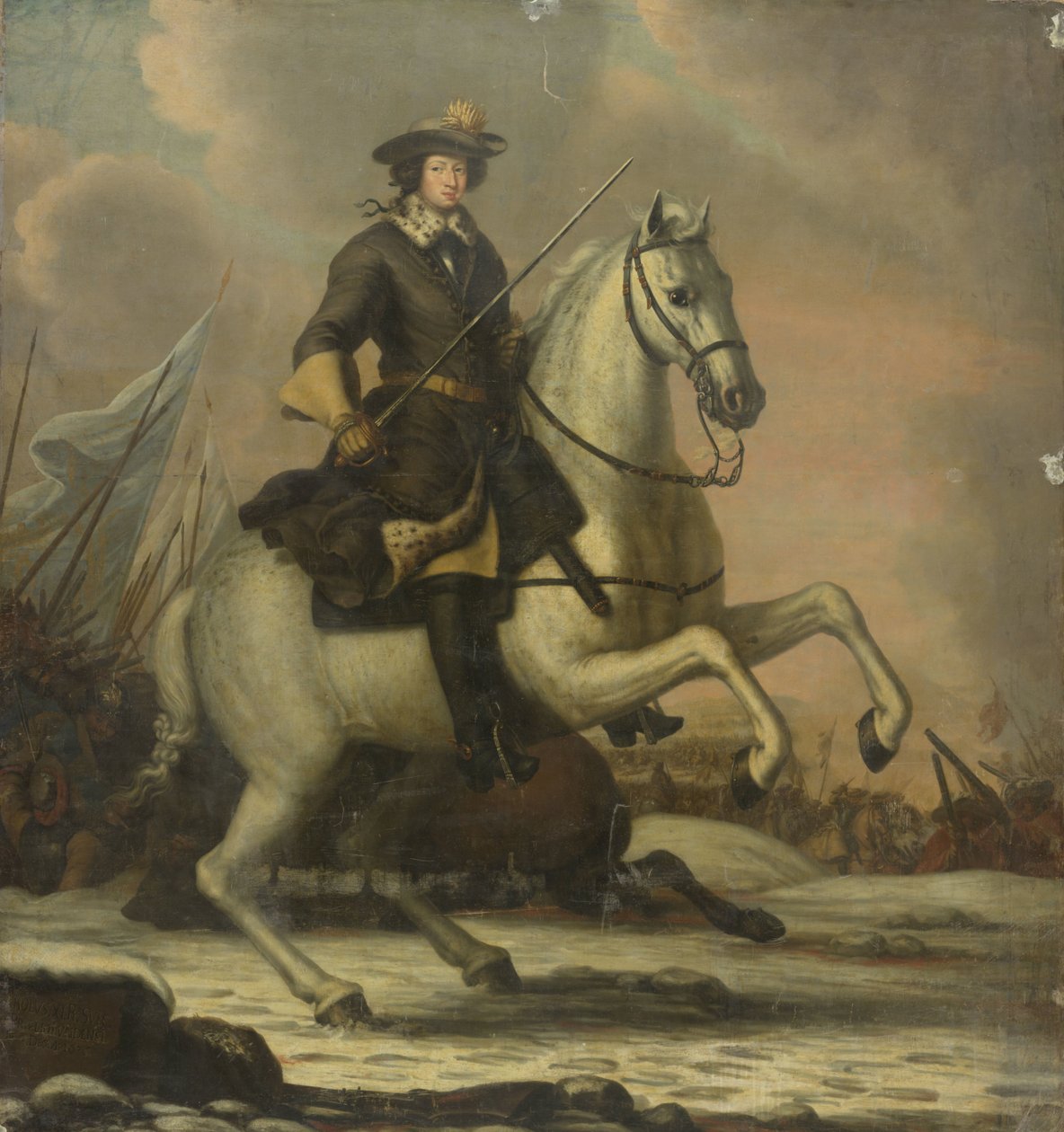 Karl XI (1665-97), konge af Sverige af David Ehrenstrahl