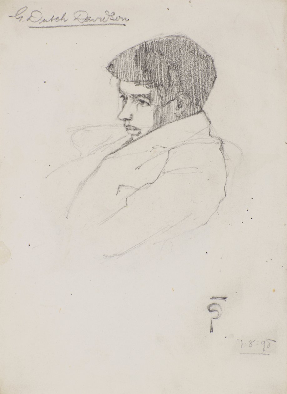 Portræt af George Dutch Davidson af David Foggie
