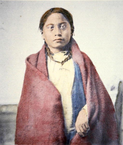 Kragefod (d. 1890) (farvet foto) af David Frances Barry