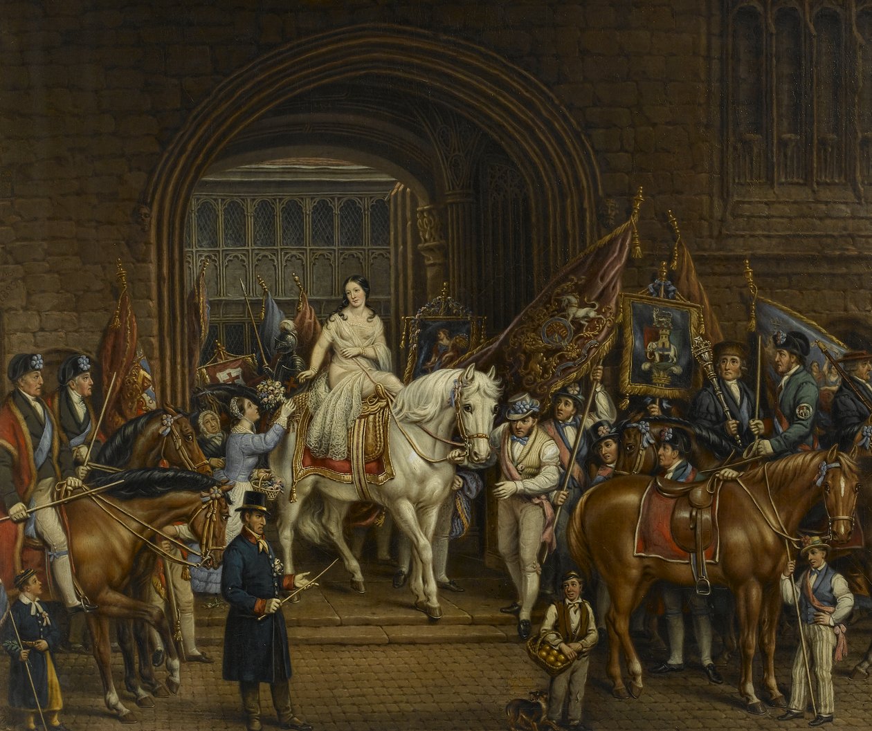Lady Godiva procession fra 1829, 1867 af David Gee