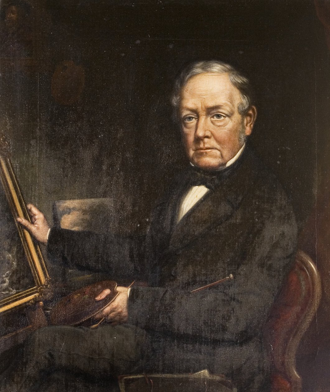 Selvportræt, ca. 1868 af David Gee