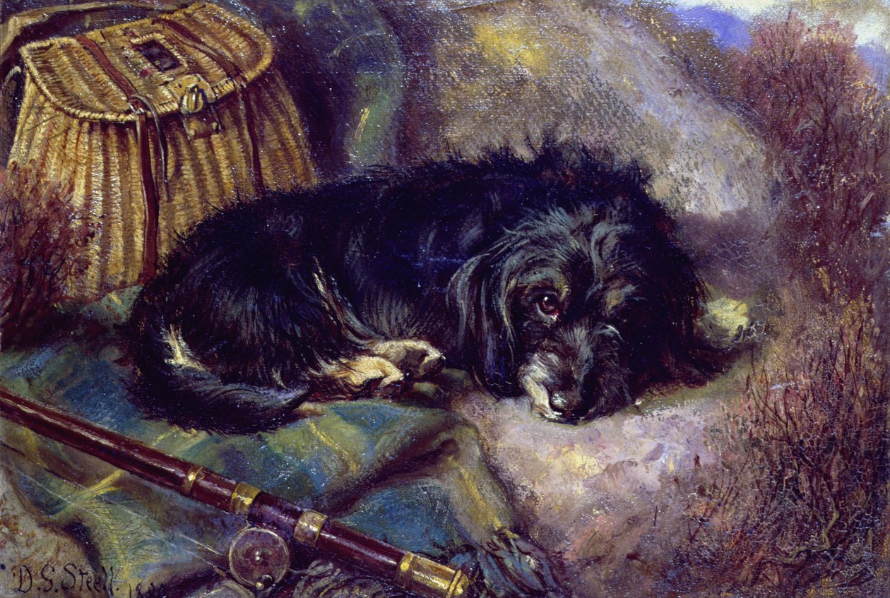 På vagt, 1880 (bord) af David George Steell