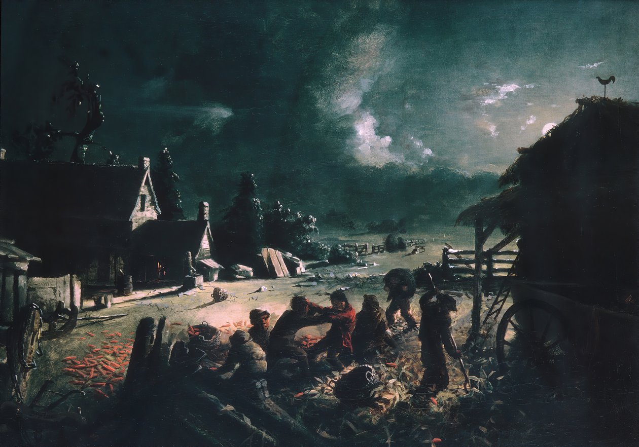 Majsskalning, ca. 1863-64. af David Gilmour Blythe