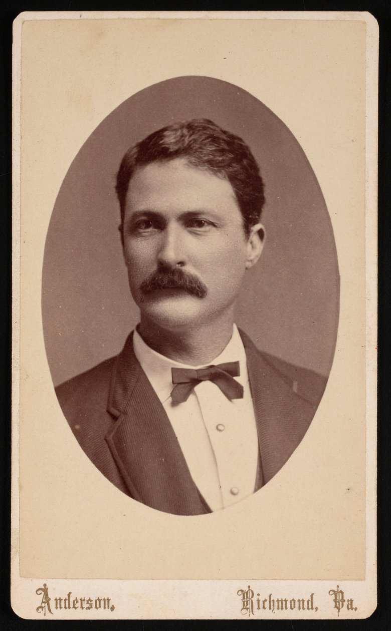 Portræt af George Washington Custis Lee 1832-1913, 1876. af David H. Anderson