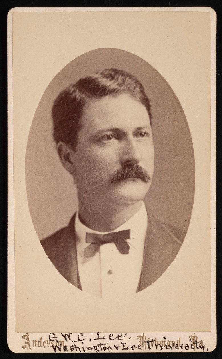 Portræt af George Washington Custis Lee 1832-1913, 1876. af David H. Anderson