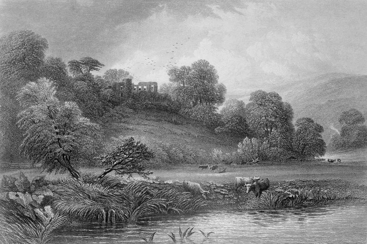 Norham Castle, 1876 af David Hall McKewan