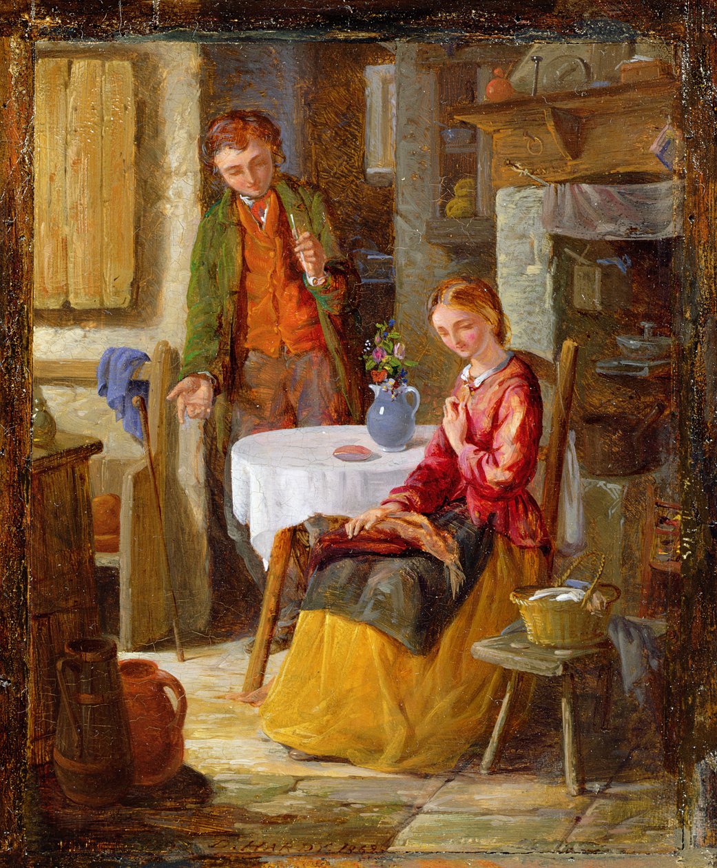 Flirt, 1869 af David Hardy