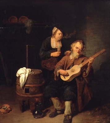 Guitarspilleren af David III Ryckaert