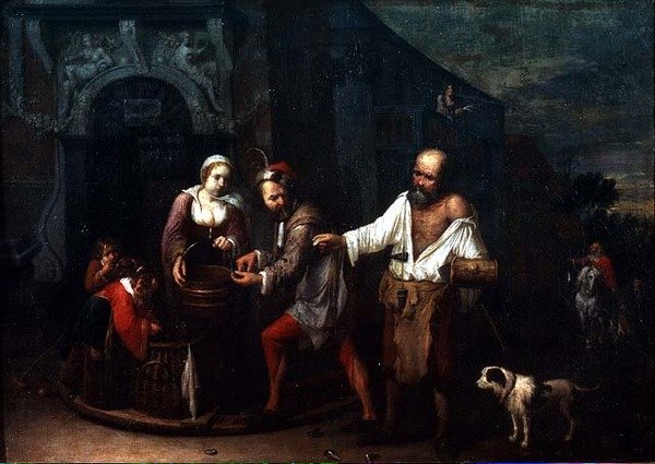 Muslingesælgeren af David III Ryckaert