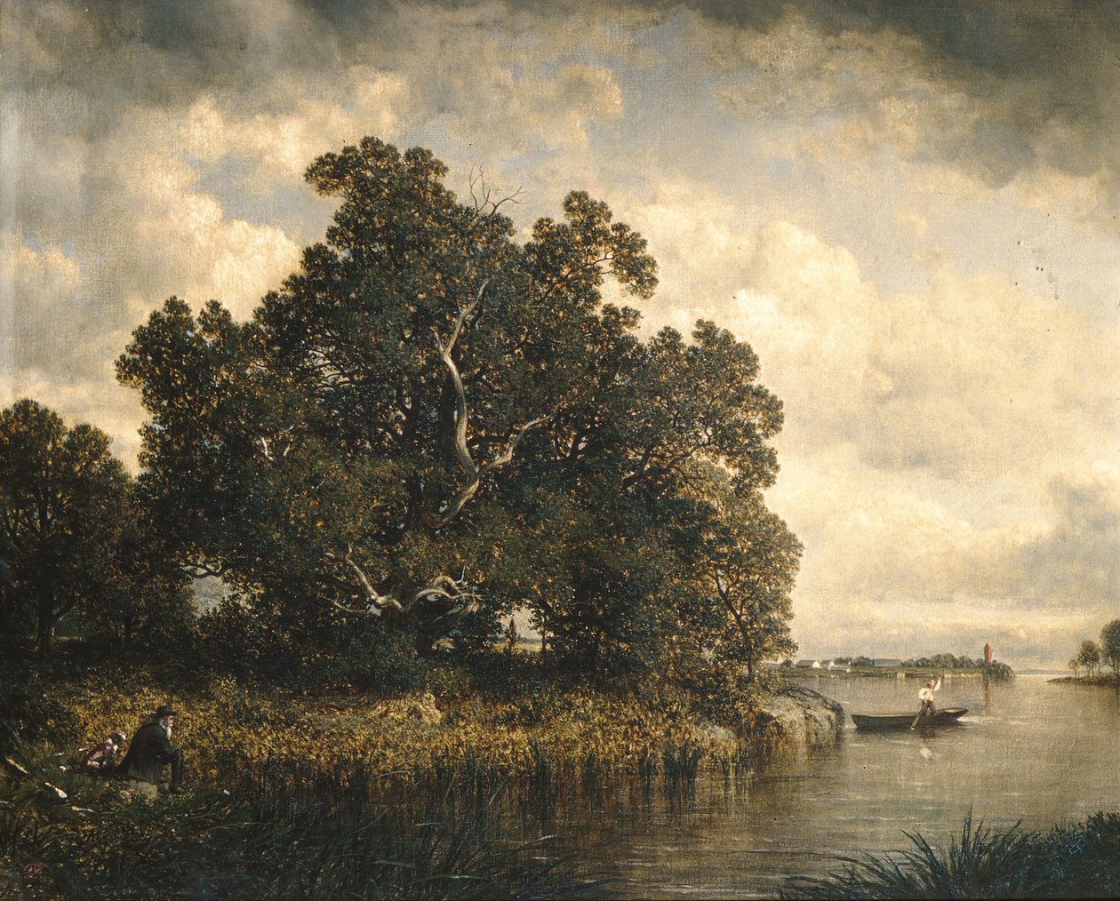 Bayside, New Rochelle, New York, 1886. af David Johnson