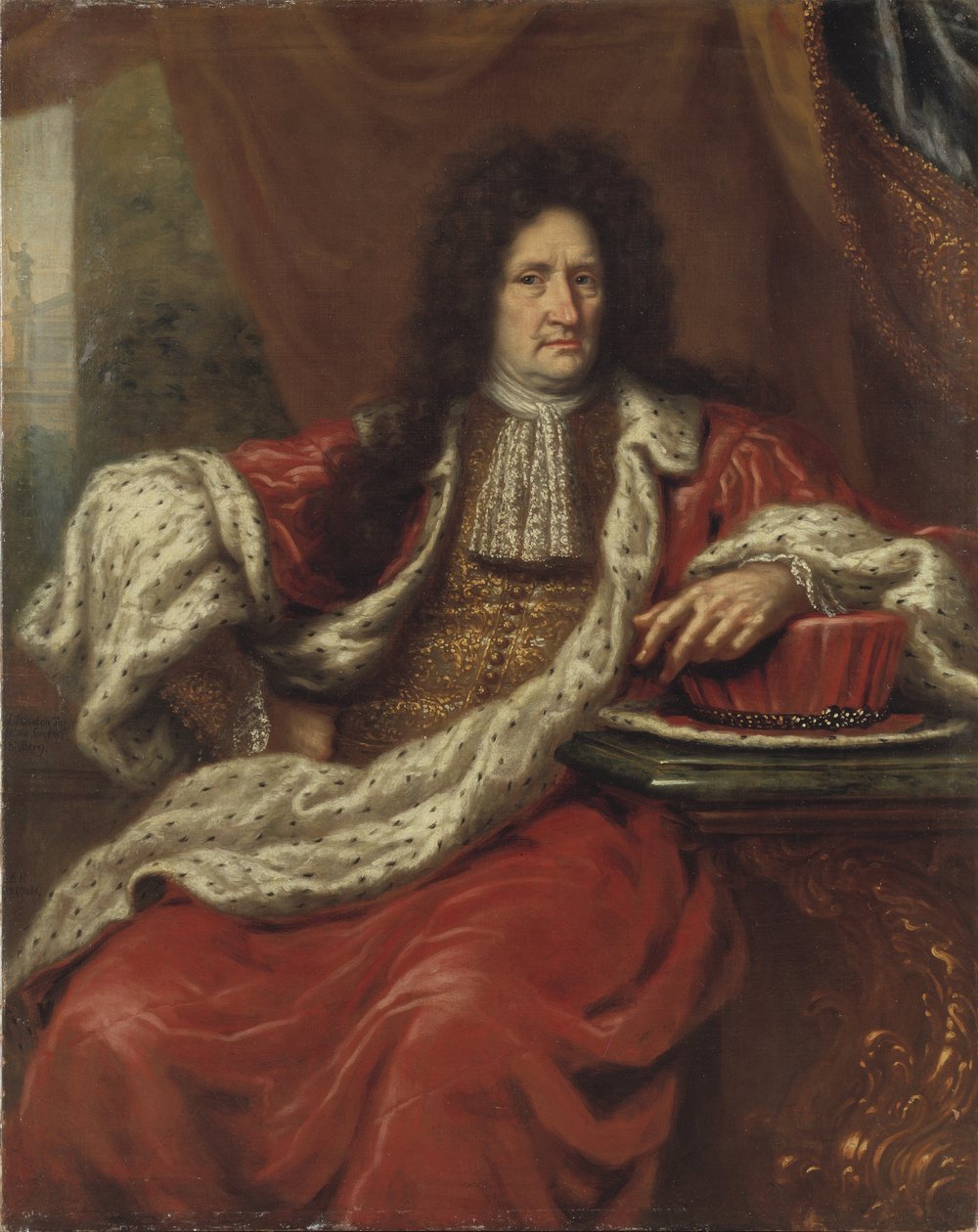 Comte Erik Jonsson Dahlbergh (ou von Dahlberg) militaire et architecte suedois - Portræt af Erik Dahlberg (1625-1703), af Ehrenstrahl, David Kloecker (1629-1698). Olie på lærred. Mål: 145x115 cm. Nationalmuseet i Stockholm af David Klöcker Ehrenstrahl