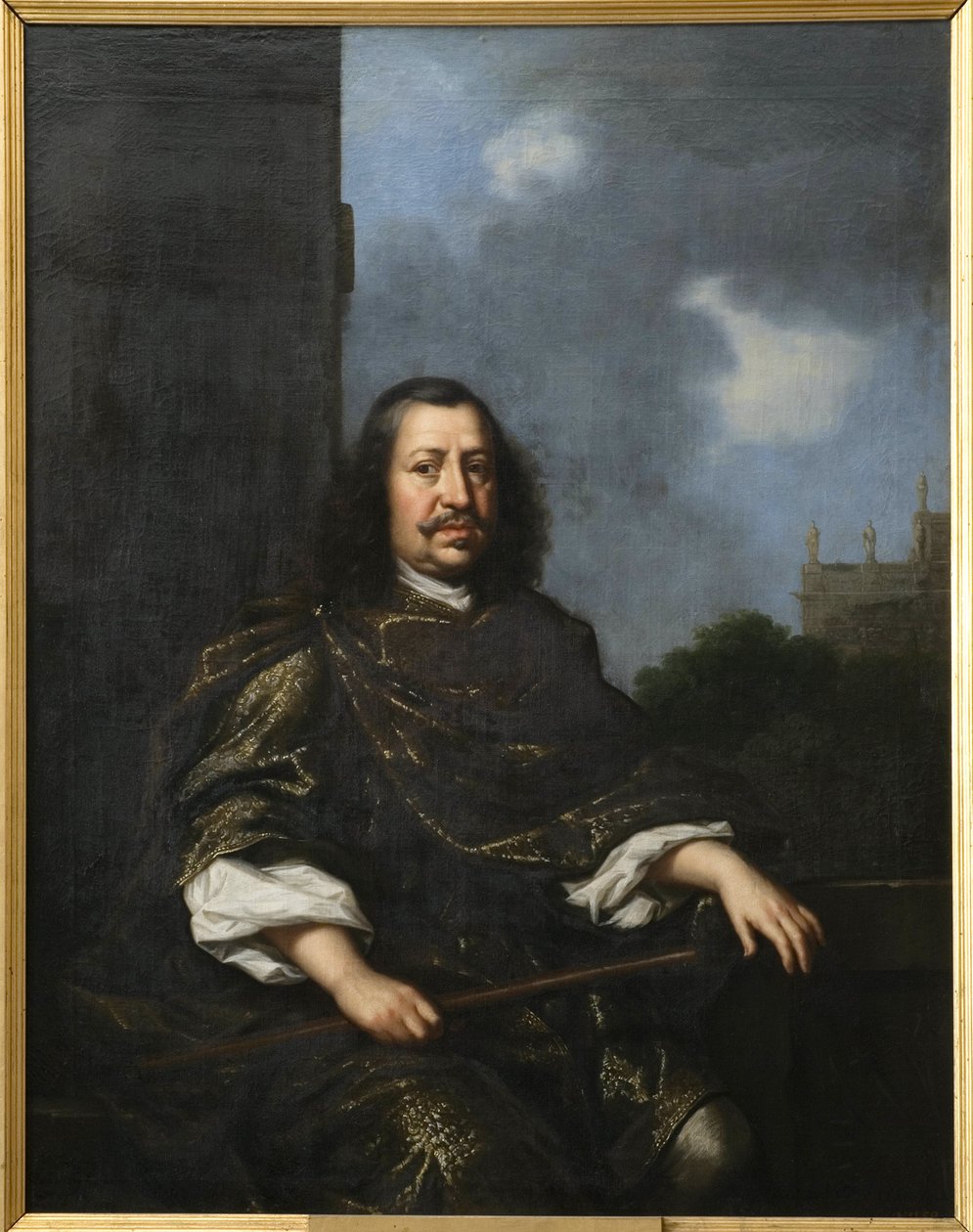 Frederic III de Holstein Gottorp - Portræt af hertug Frederik III af Holstein-Gottorp (1597-1659), af Ehrenstrahl, David Kloecker (1629-1698). Olie på lærred. Mål: 152x120 cm. Nationalmuseum Stockholm af David Klöcker Ehrenstrahl
