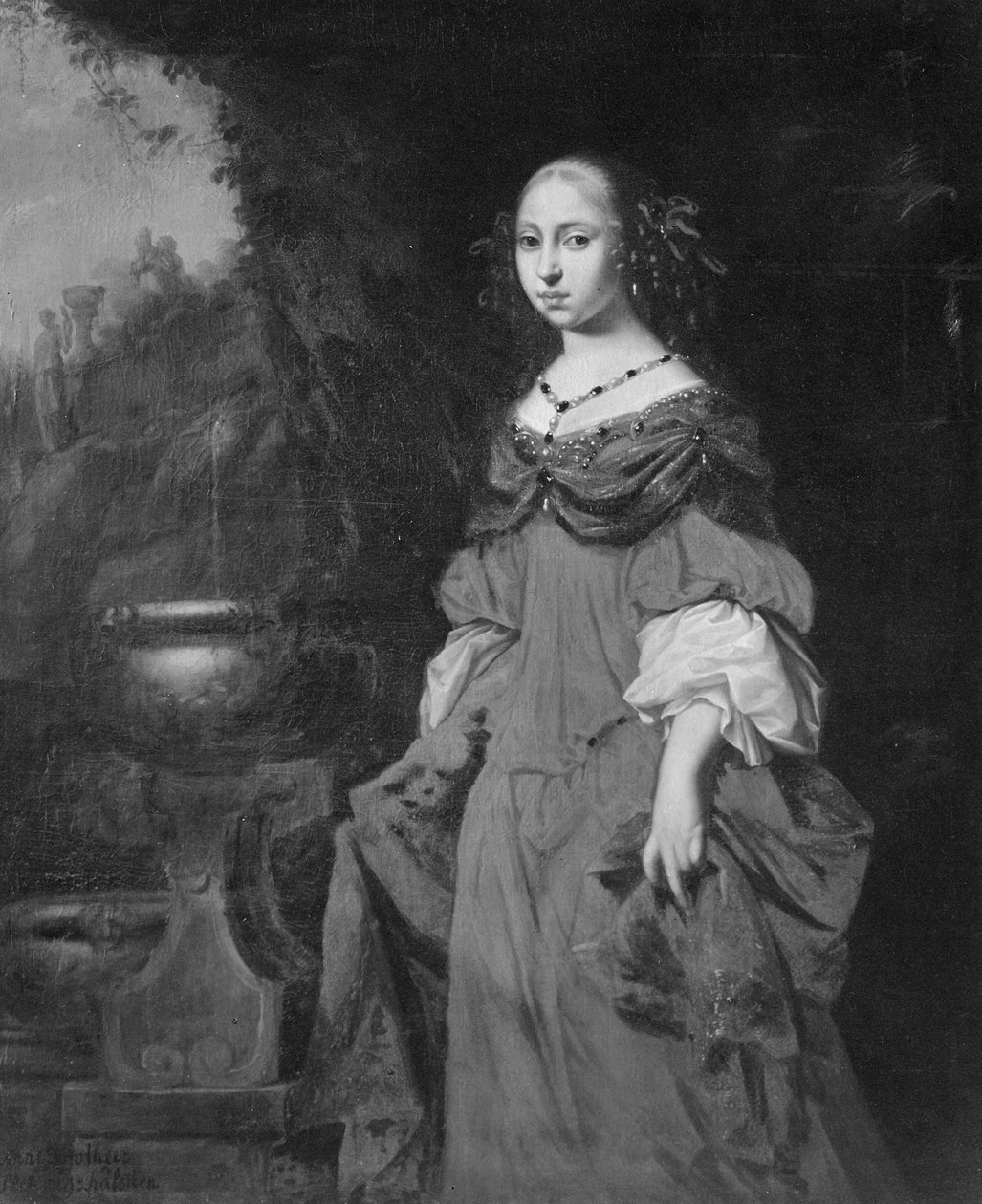 Anna Dorothea, 1640-1713, prinsesse af Holsten-Gottorp, abbedisse i Quedlinburg af David Klöcker Ehrenstrahl