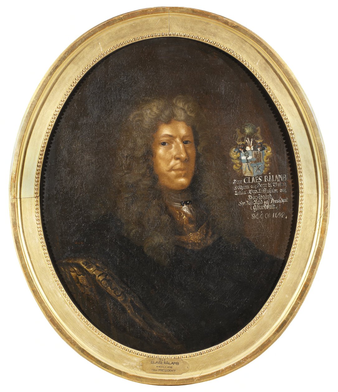 Claes Rålamb, 1622-1698 af David Klöcker Ehrenstrahl