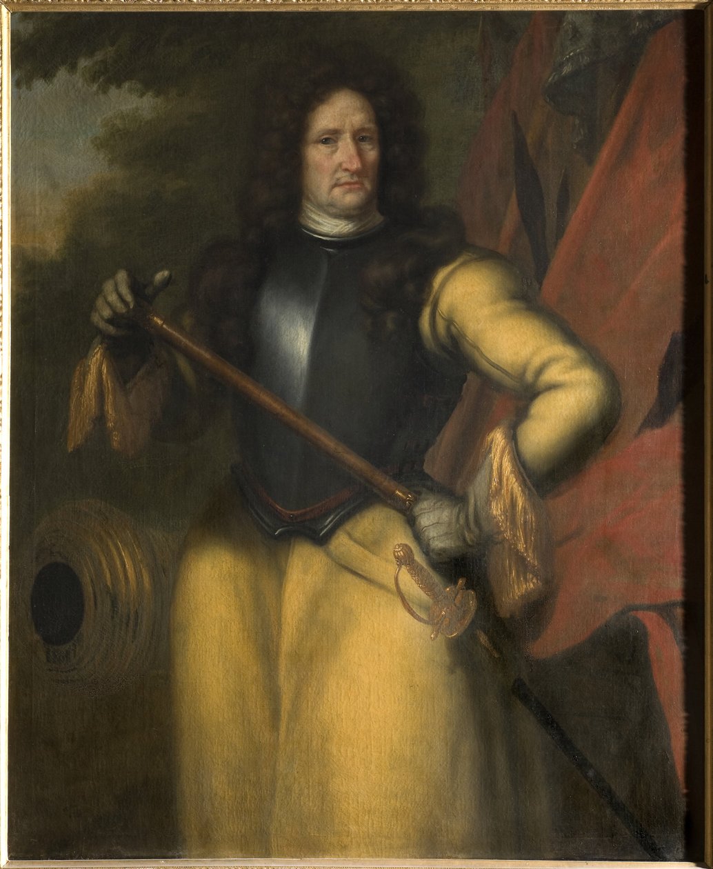 Erik Dahlbergh (1625-1703), Graf, Feldmarschall, Generalgouverneur, königlicher Rat af David Klöcker Ehrenstrahl