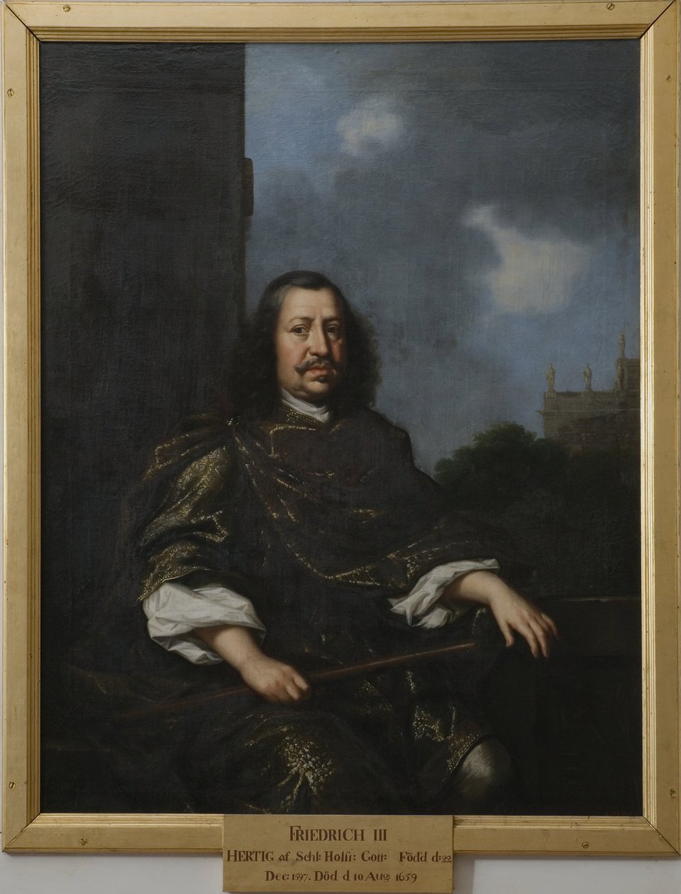 Frederik 3., 1597-1659, hertug af Holsten-Gottorp af David Klöcker Ehrenstrahl