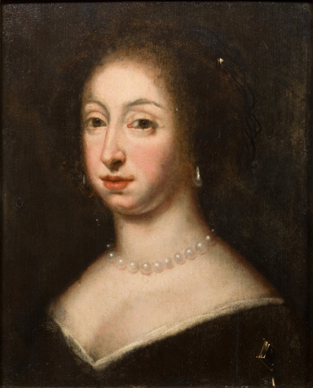 Hedvig Eleonora (1636-1715), prinsesse af Holsten-Gottorp, dronning af Sverige, gift med Karl 10. Gustav af Sverige af David Klöcker Ehrenstrahl