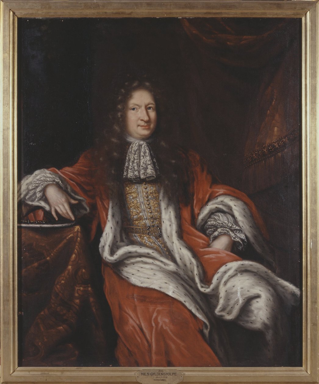 Nils Gyldestolpe, 1642-1709 af David Klöcker Ehrenstrahl