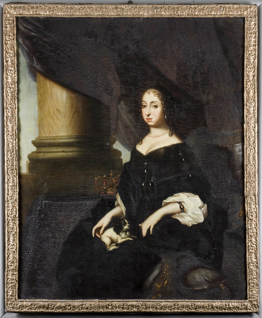 Portræt af Hedvig Eleonora af Holsten-Gottorp (1636-1715) af David Klöcker Ehrenstrahl