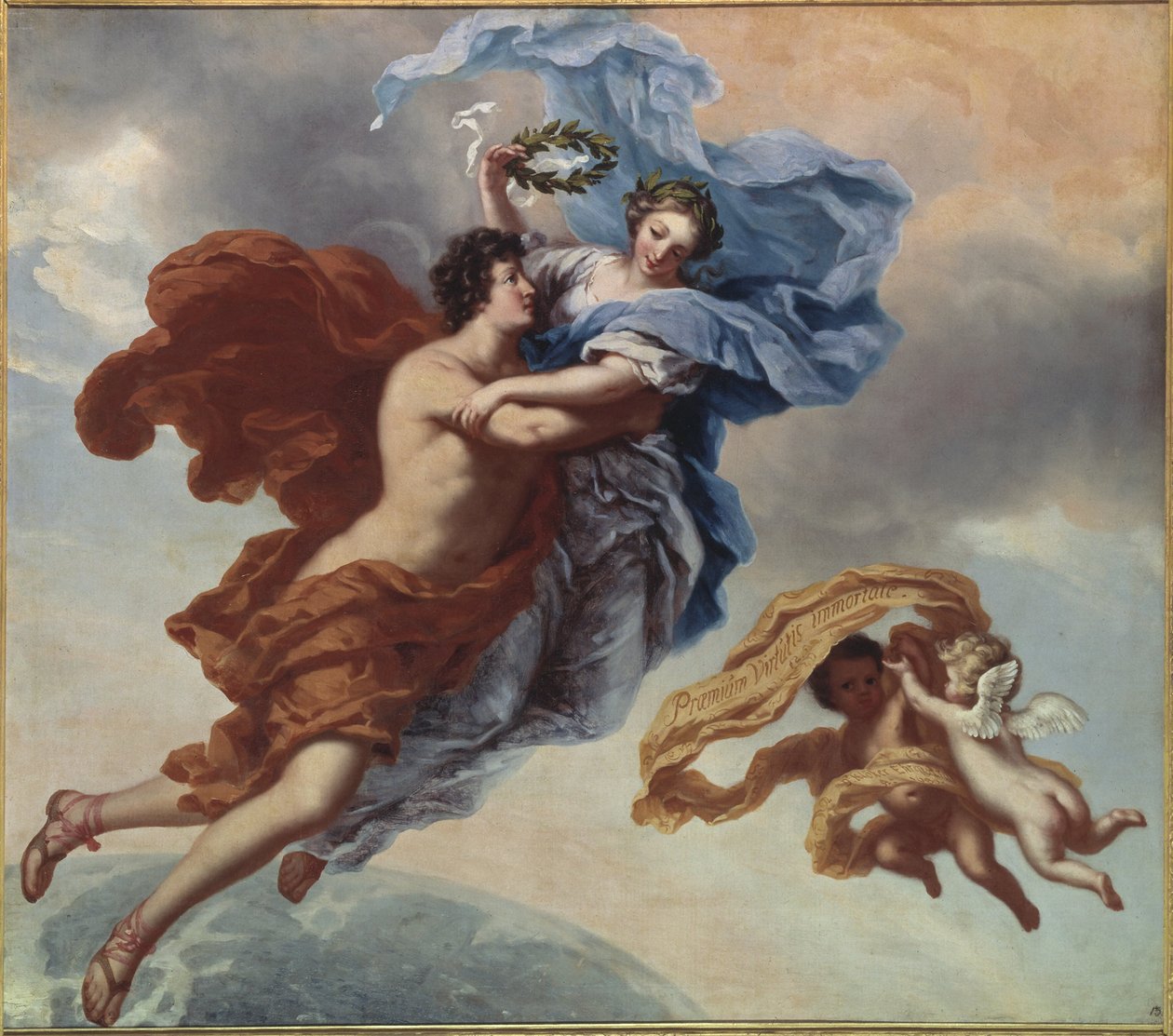 Dydens belønning, 1680 af David Klöcker Ehrenstrahl