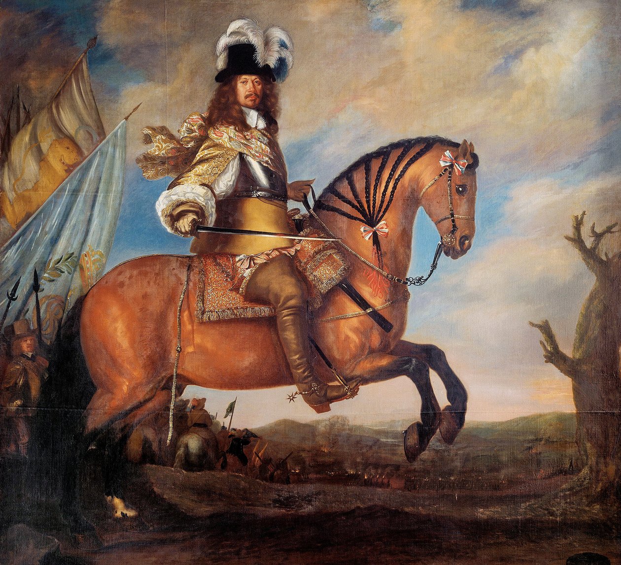 Carl Gustaf Wrangel (1613 - 76) af David Klöcker Ehrenstrahl