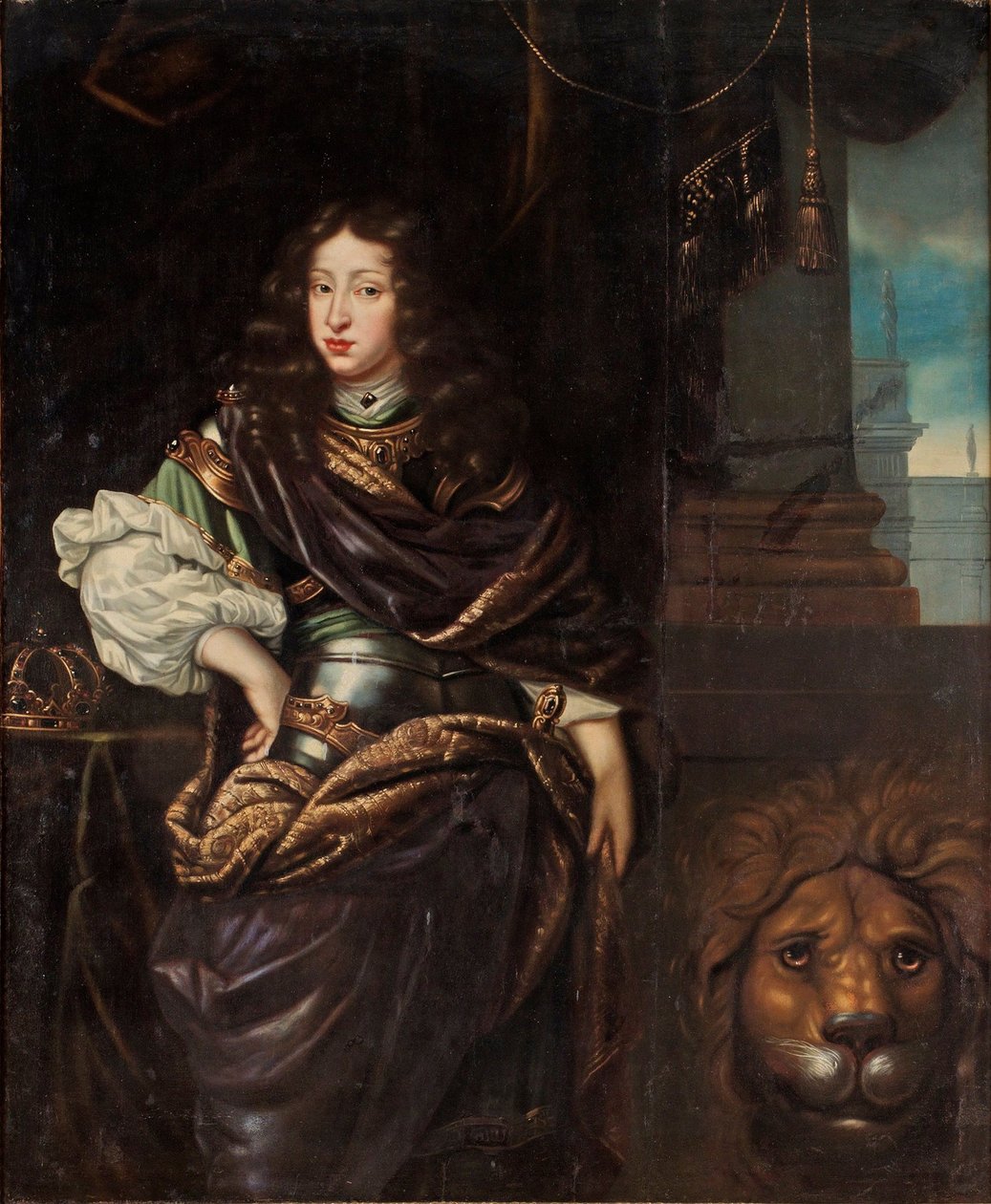 Portræt af Karl XI af Sverige 1655-1697 af David Klöcker Ehrenstrahl
