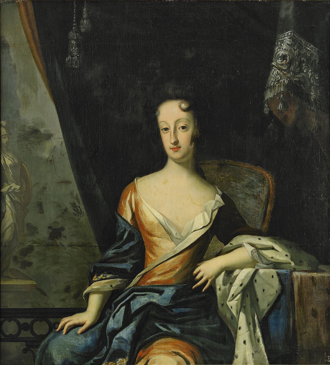 Portræt af Ulrika Eleonora 1688-1741, dronning af Sverige af David Krafft von