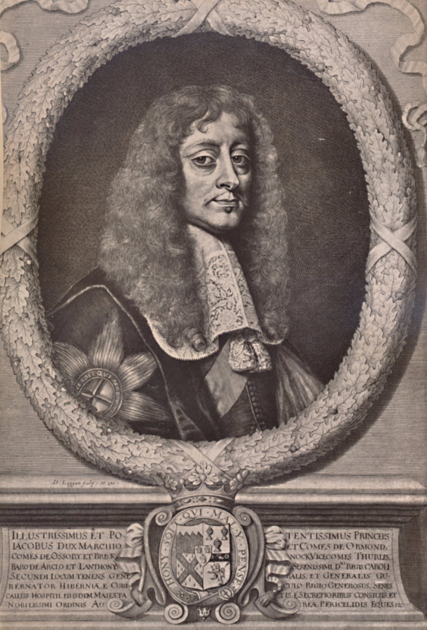 James Butler, 1. hertug af Ormonde, engelsk statsmand og royalistisk soldat, 1600-tallet 1894 af David Loggan