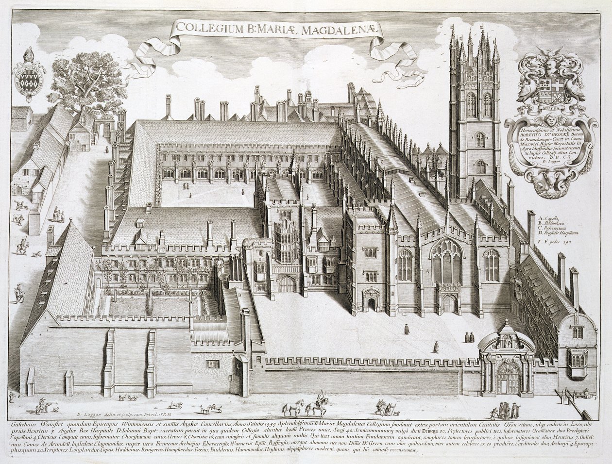 Magdalen College, Oxford, fra 